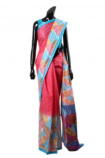 Tropical Print Sari